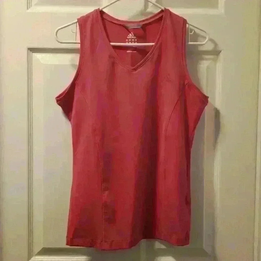 Women's Adidas Pink Athletic Tank top. SZ med